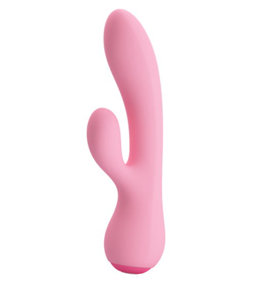 Flexibilní růžový vibrátor 12 vibrací
