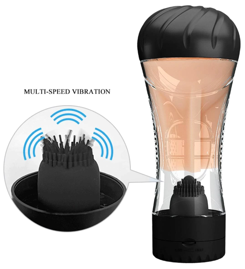Masturbátor Vagína s vibracemi