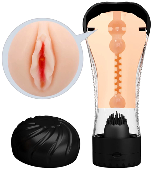 Masturbátor Vagína s vibracemi