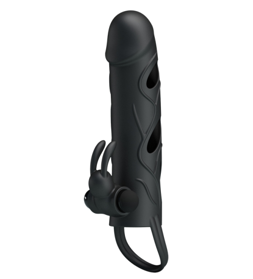 Penisová čepice se stimulátorem klitorisu - králíček