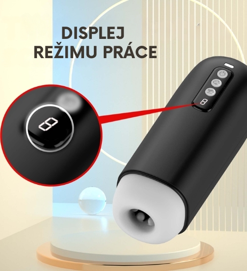 Sací masturbátor se zvuky rozkoše