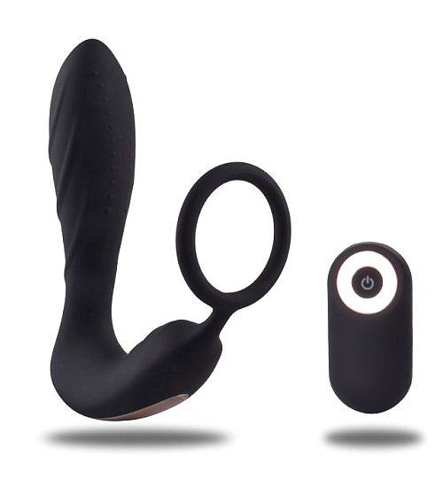 Masážní přístroj na prostatu s kroužkem