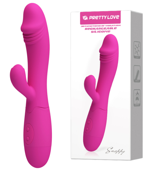 Růžový USB vibrátor