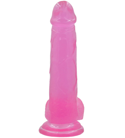 Růžové realistické dildo