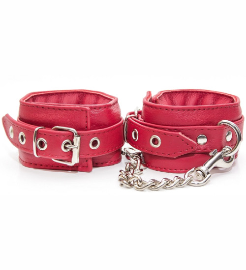 Červená pouta na nohy