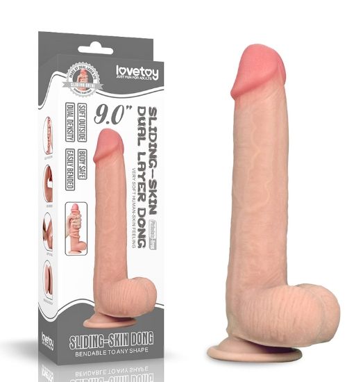 Ultra realistické dildo s pohyblivou kůží