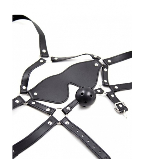 BDSM roubíková maska