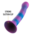 Galaktické silikonové dildo Mythology se třpytkami