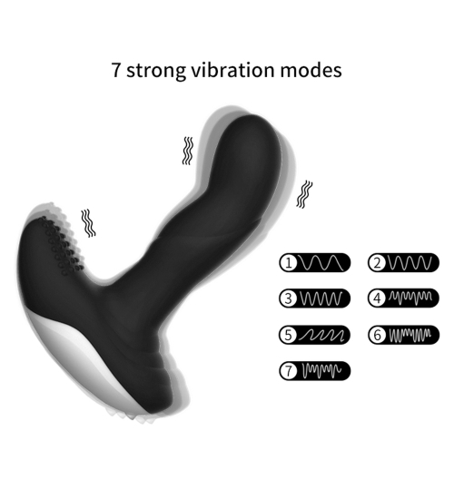 Vyhřívací masážní přístroj na prostatu s dálkovým ovládáním