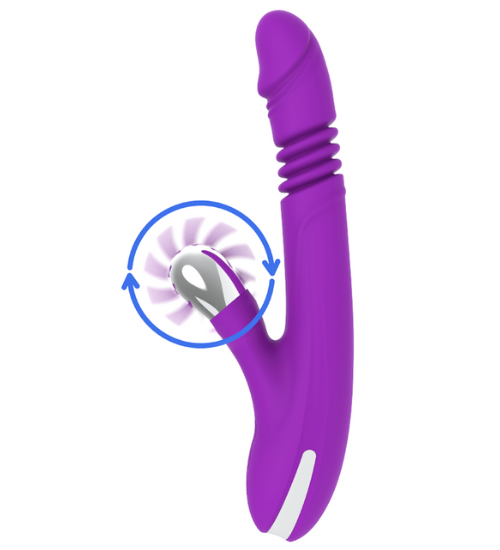 Zajíčkový vibrátor s pohybem nahoru a dolů