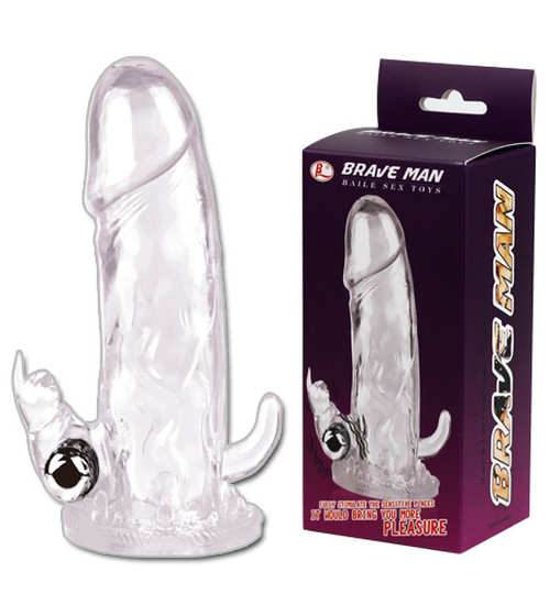 Prodlužovač penisu s vibračním stimulátorem