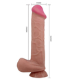 Realistické dildo s jádrem 