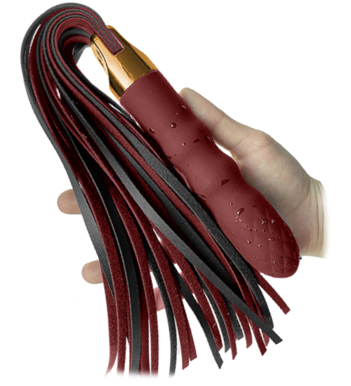 Klasický vibrátor zakončený bičem