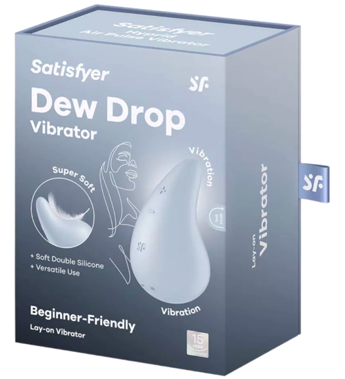 Modrá vibrující kapka