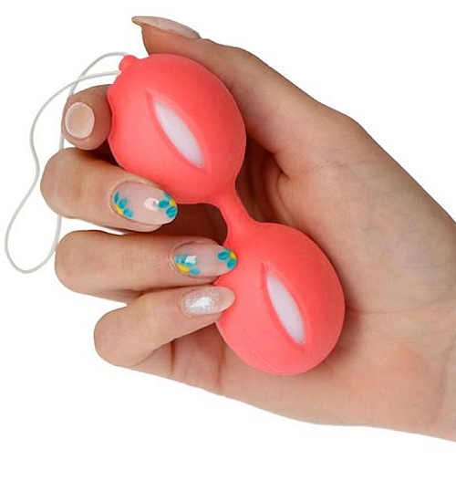 Růžové cukroví Gejša koule