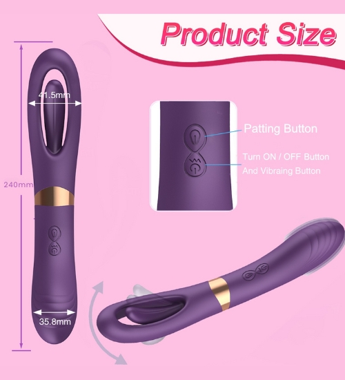 Oboustranný vibrátor s flapping funkcí