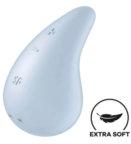 Modrá vibrující kapka