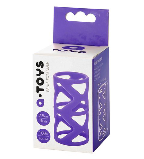 Fialová stimulační čepice