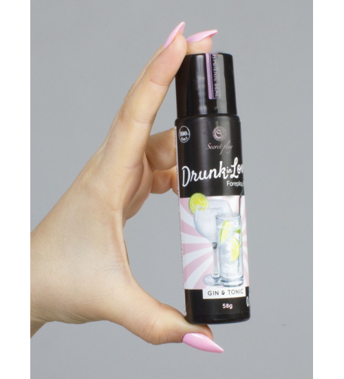 Gel s příchutí - gin & tonic