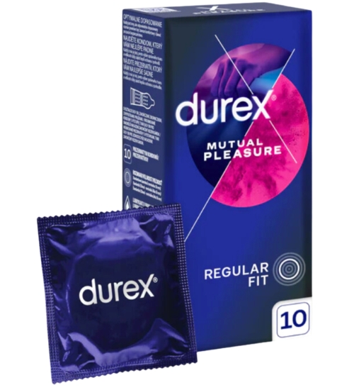 Durex Mutueal Pleasure kondomy 10 ks