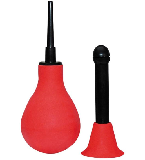 Sada s hruškou na klystýr