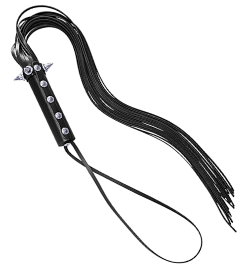 Kožený bič s cvočky