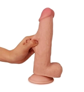Dildo s pružnou kůží
