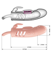 Vibrační návlek na penis sleeve