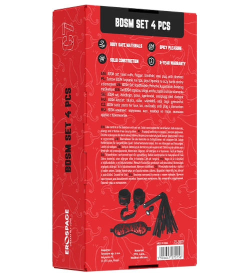 Smyslně stimulující sada BDSM