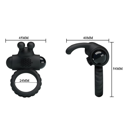 Vibrační prsten s ušima