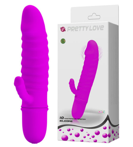 Mini vibrátor se stimulátorem - 10 vibrací