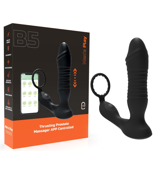 Masážní přístroj na prostatu s vratným pohybem ovládaným telefonem