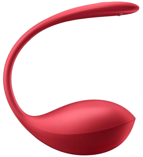 Vibrační červené vajíčko Satisfyer – ovladač + aplikace