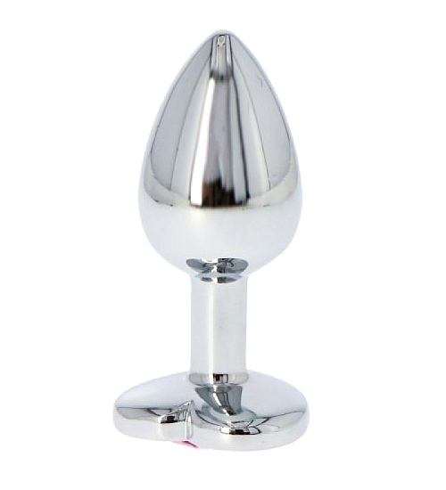 Zástrčka s krystalem ve tvaru srdce