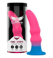 Růžovo-modré anální dildo se třpytkami Mythology