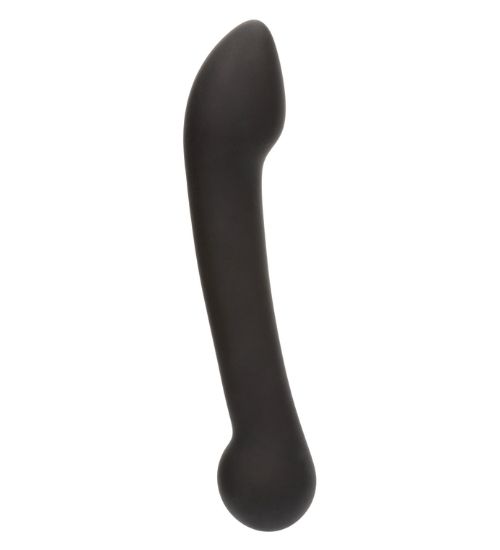 Černé oboustranné silikonové dildo