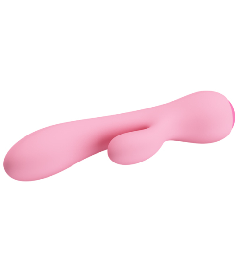 Flexibilní růžový vibrátor 12 vibrací