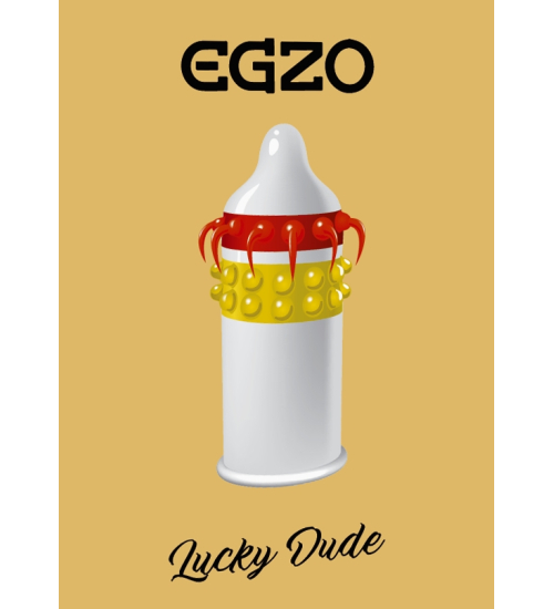 Egzo Lucky Dude čepice s korálky a cvočky
