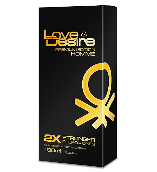 Feromony pro muže Love and Desire Premium Gold 100 ml
