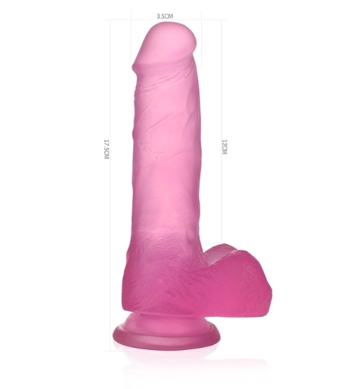Roztomilé růžové dildo – medium pol_pl_Rozowe-urocze-dildo-medium-7673_3