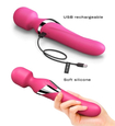 Rotační vibrátor s masérem - Dorcel