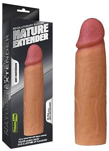 Prodlužovací návlek napodobující mužský penis