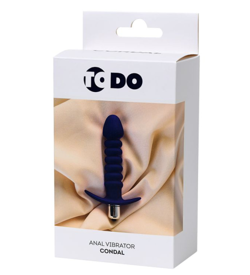 Fialový anální vibrátor
