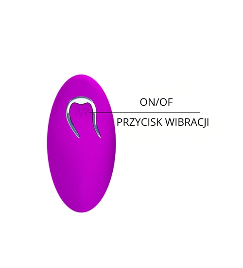 Bezdrátové silikonové vajíčko - 12 vibrací