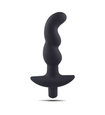 Černý silikonový anální vibrátor