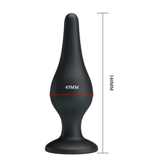 Silikonový anální kolík na přísavce