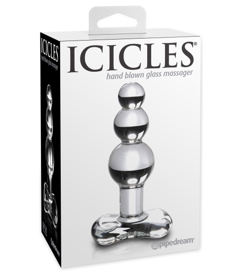 Skleněná anální zátka