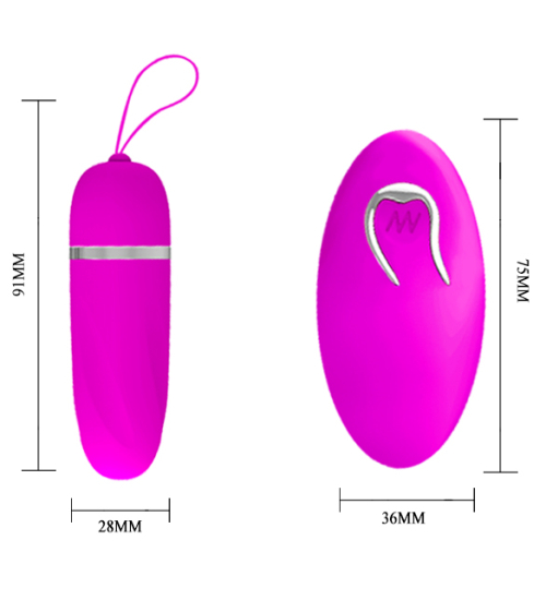 Dálkově ovládané vajíčko s vibracemi