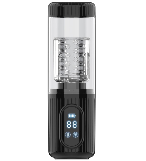 Automatický masturbátor 3v1 sání, klouzání a otáčení