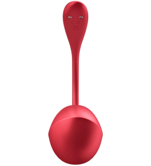 Vibrační červené vajíčko Satisfyer – ovladač + aplikace